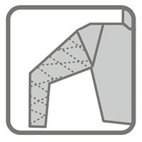 padded internal lining not removable in arm padded internal lining not removable in arm